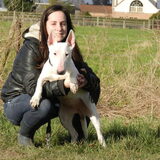 Met asielhondje Voca