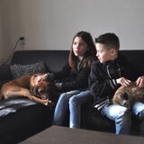 Foto van Arianne, Banjo en Binti  *Babbe en Bibi*
