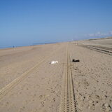 Op het strand uitwaaien...