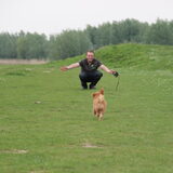 Foto van Inge, baasje van Gina, Flynn en Wobbe