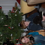 Kerst 2008, raar huis hoor, er staat hier een boom binnen, was ook al…