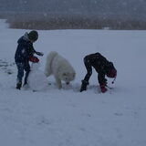 Foto van Martina en Chinook