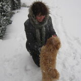 Heerlijk samen genieten van de eerste sneeuw!!!!