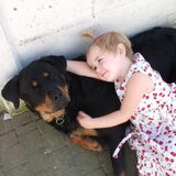 Onze middelste dochter met bendith hier 2