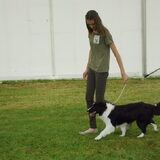 Foto van Lise met Ruby, Naïn & Qalvin