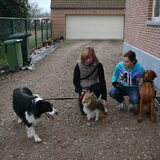 nog vlug even op de foto voor we gingen wandelen