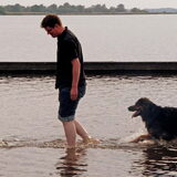 Mowgli samen met dochter en schoonzoon.