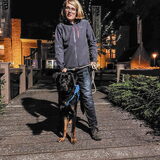 Foto van Heavenly en de hond King (En Marvey en Ginny)