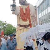 Foto van Annelies met  Sem