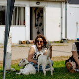 Foto van Fudge, Chunky, Maylo † & Ziko † en baasje Laura