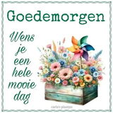 Yo ja dat wens ik je een prachtige dag, met koffiebezoek voor je.
