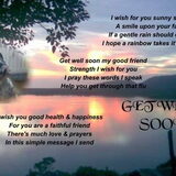 Dit is Chelsea met een gedicht voor haar.