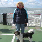 Samen op de boot naar Schiermonnikoog. Voor de Teun de eerste keer op…