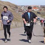 Hier ben ik met mijn baasje aan het hardlopen. Na 2,5 maanden liepen we…