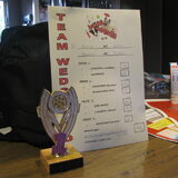 mijn prijs !! ik was eerste op het examen