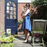 Samen in de achtertuin.