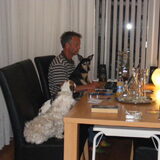 de hondjes willen ook chatten...