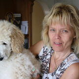 Mijn tante (de fokker van lorenzo) met lorenzo