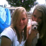 Mijn vriendin - Mijn doggie snowy - ik