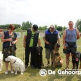 In juni was het brevet voor gehoorzaamheid en heb ik meegedaan, was…