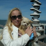 Ik & Benji op Scheveningen, beetje jammer dat we het strand niet…