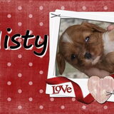 Foto van leony met Binky