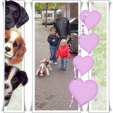 Foto van leony met Binky