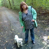 me eerste wandeling in het bos