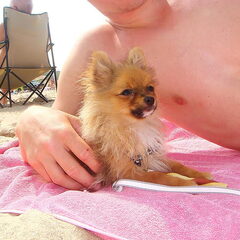 Eerste keer op het strand