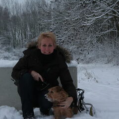 samen genieten van de sneeuw.