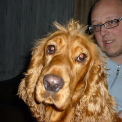 snoopy en haar papa
