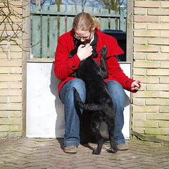even een knuffel halen bij de baas