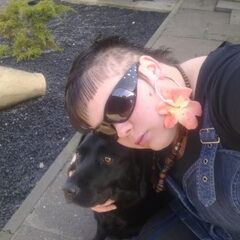 ik samen met lady ..lady is echt een mammie's popie haha ze…
