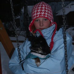 Nasja mee op wintersport Tsjechie 2009 (L)