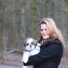 In het bos met beertje