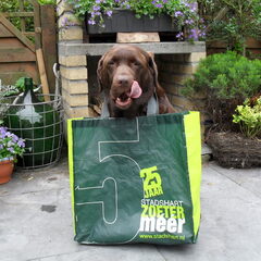 Even op de foto met de shopper van het Zoetermeerse…