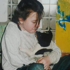 Ik met mijn eerste hond