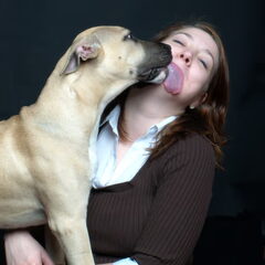 Mjin lieve enthousiaste pup tijdens de fotoshoot haha!