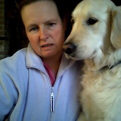 hier wilde ze op schoot dus naam een foto met me wapcam…
