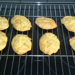 Zalmkoekjes voor zoeri , met dank voor het recept aan Sky &…