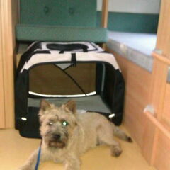Past mooi in de caravan!