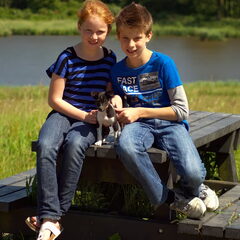 Tyson met mijn zoon en dochter