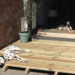 Nieuwe terras aan het uittesten :)