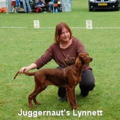 Dit is de eerste tentoonstelling waar onze pup Juggernaut's…