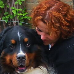 met mijn eerste hond Dorus