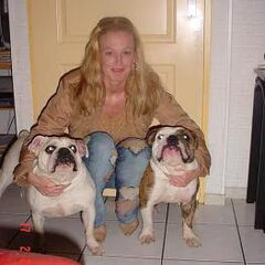 dit zijn mijn twee bulletjes, lizzy en spike.