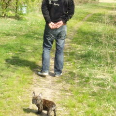 lekker wandelen met pappa