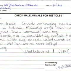 Kenji was 1e in zijn klasse! Alweer een tijdje geleden…