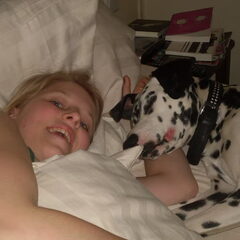 Ik en Evando samen in bed in centerparcs! dat was genieten!