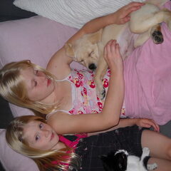 lavina en swarinda bewonderen noa